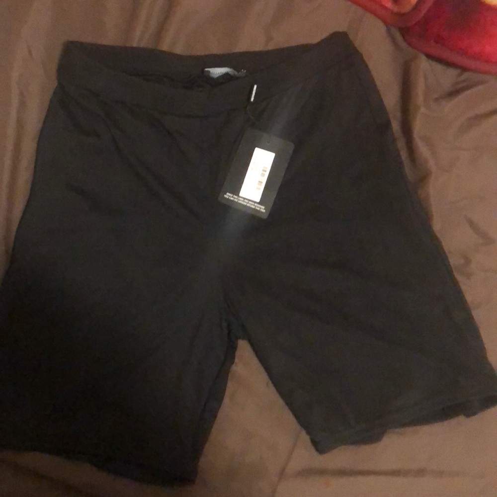 Black biker shorts